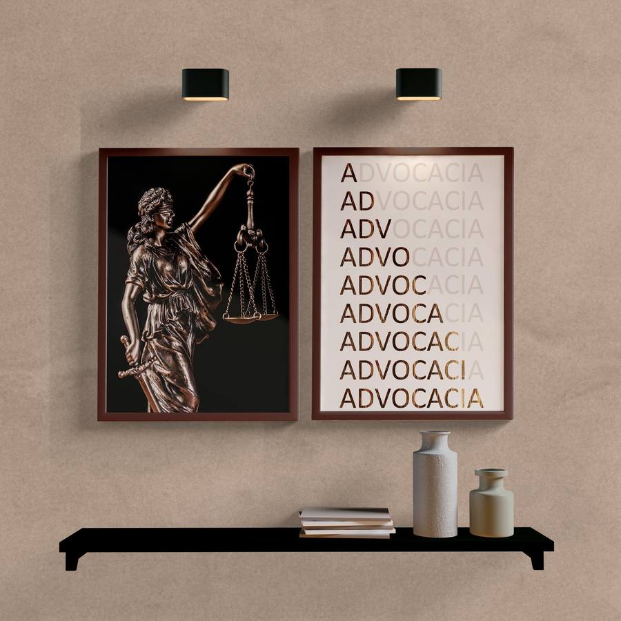 Kit Quadros Decorativos Escritório de Advocacia - imagem 5