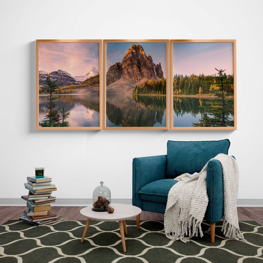 kit quadros paisagens