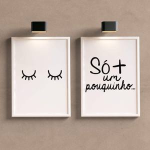 Kit Quadros Decorativos Quarto Só + um pouquinho