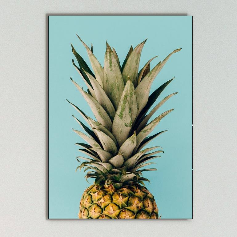 Quadro Decorativo Abacaxi - quadro decorativo em ambiente decorado