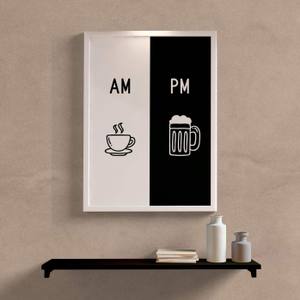 Quadro Decorativo AM PM