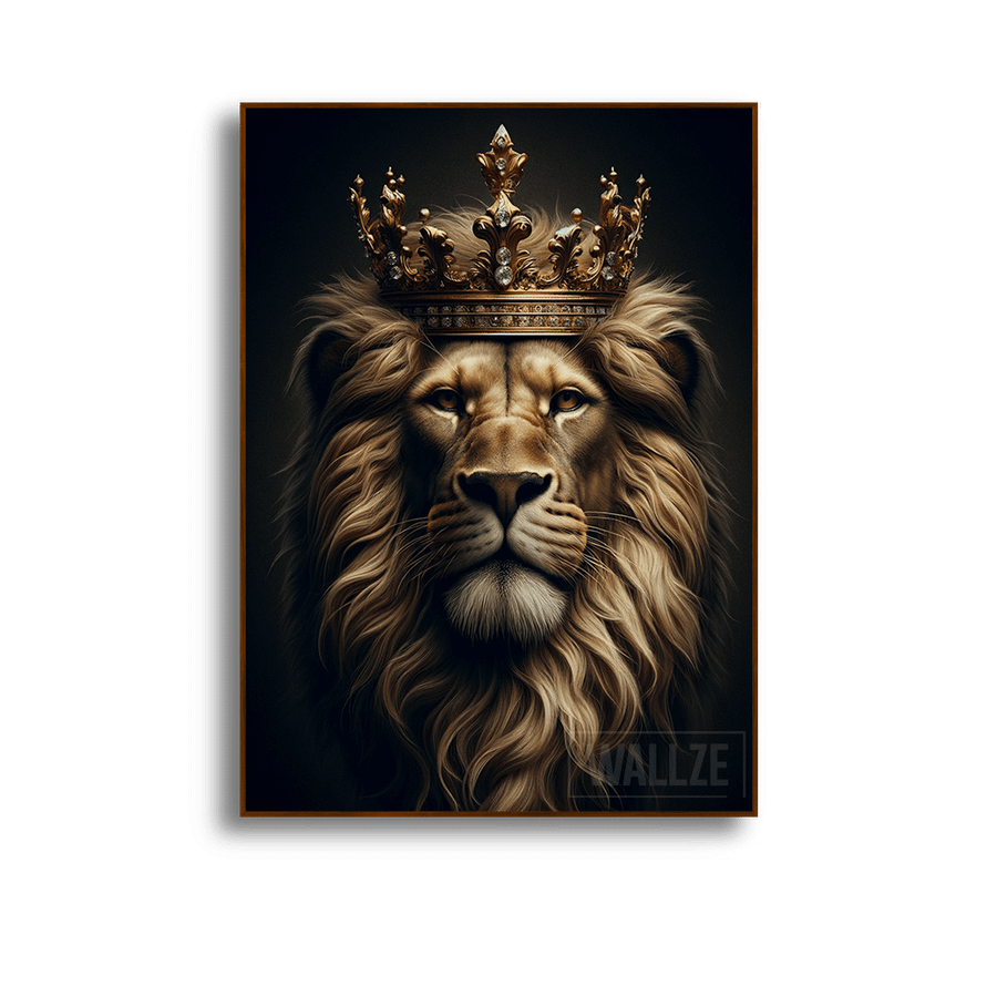 Quadro Decorativo Leão Majestoso - imagem 5