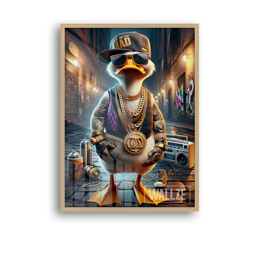 Quadro Decorativo O Pato do Hip-Hop - imagem 8