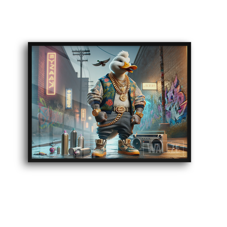 Quadro Decorativo O Rapper do Beco das Artes - imagem 7