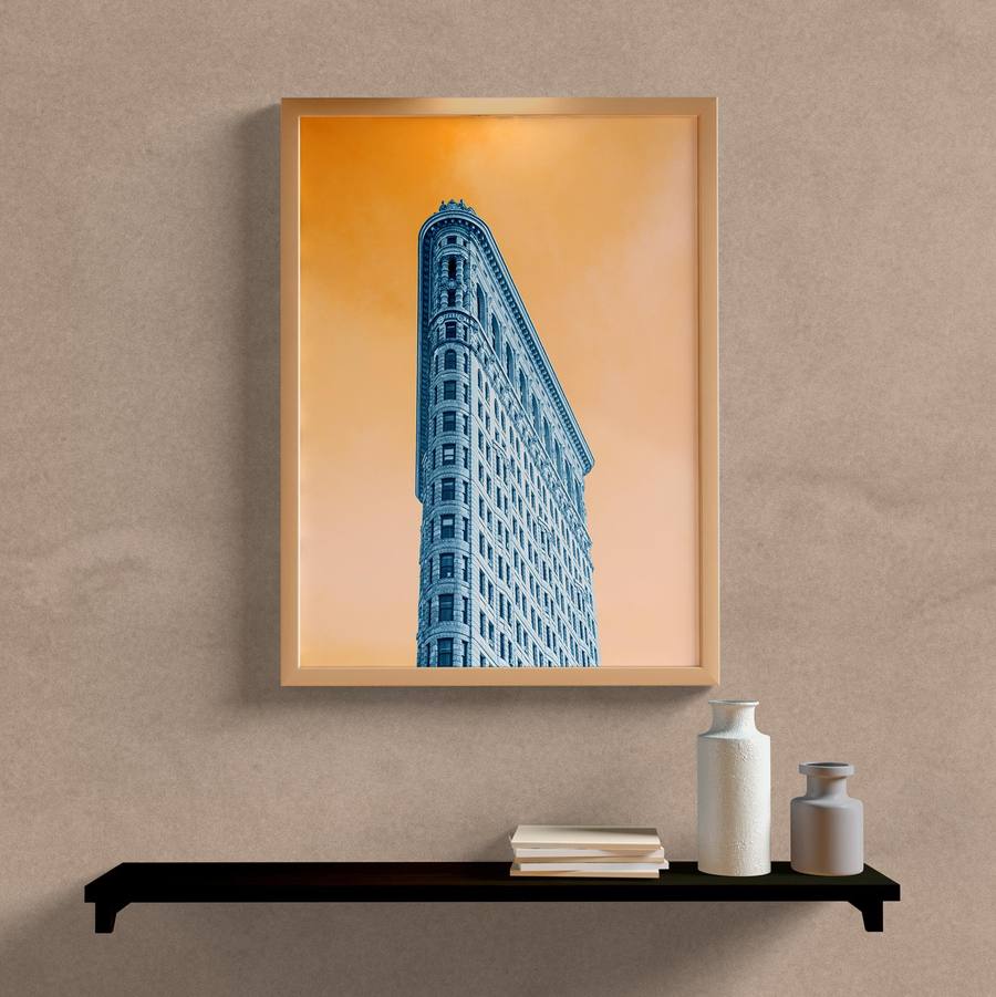 Quadro decorativo paisagem prédio