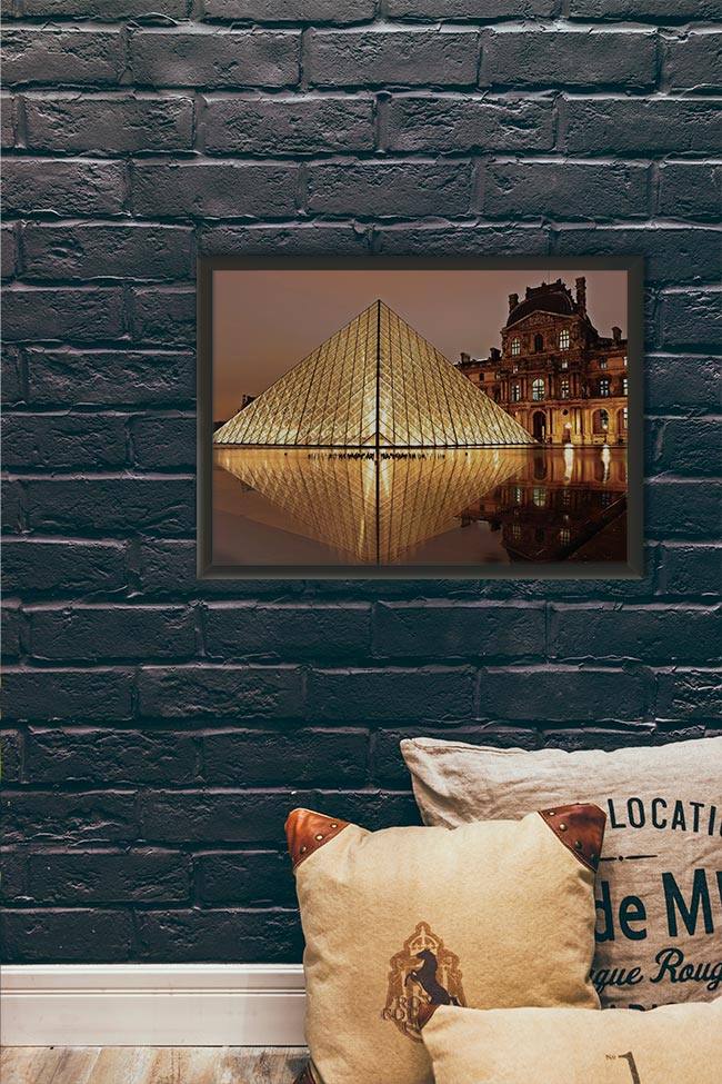 Quadro Paris - 02 - quadro decorativo em ambiente decorado