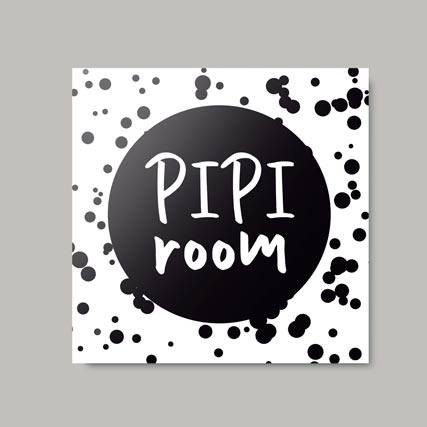 Quadro Decorativo Pipi Room - detalhe da moldura e acabamento