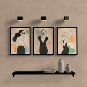 Kit quadros decorativos mulheres
