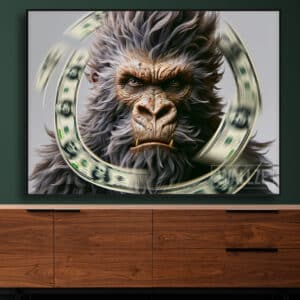 Quadro-decorativo-gorila-dolar