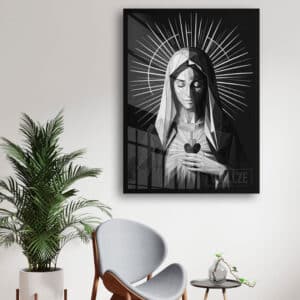 Quadro decorativo Virgem Maria